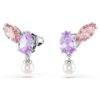 Zestaw Ariana Grande X Swarovski z kryształami o zróżnicowanych szlifach, wielokolorowy, pokryty rodem