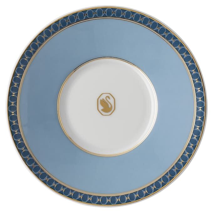Filiżanka do espresso Signum z spodkiem, porcelana, niebieska Filiżanka do espresso Signum z spodkiem, porcelana, niebieska