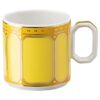 Filiżanka do espresso Signum z spodkiem, porcelana, żółta
