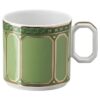 Filiżanka do espresso Signum z spodkiem, porcelana, zielona