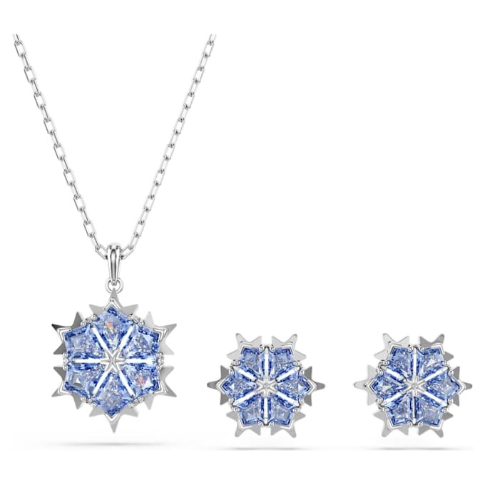Zestaw „Magic Set Snowflake”, niebieski, pokryty rodem Zestaw „Magic Set Snowflake”, niebieski, pokryty rodem