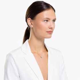Zestaw Una z różnymi szlifami, koniczynka, różowy, powłoka w odcieniu różowego złota Zestaw Una z różnymi szlifami, koniczynka, różowy, powłoka w odcieniu różowego złota